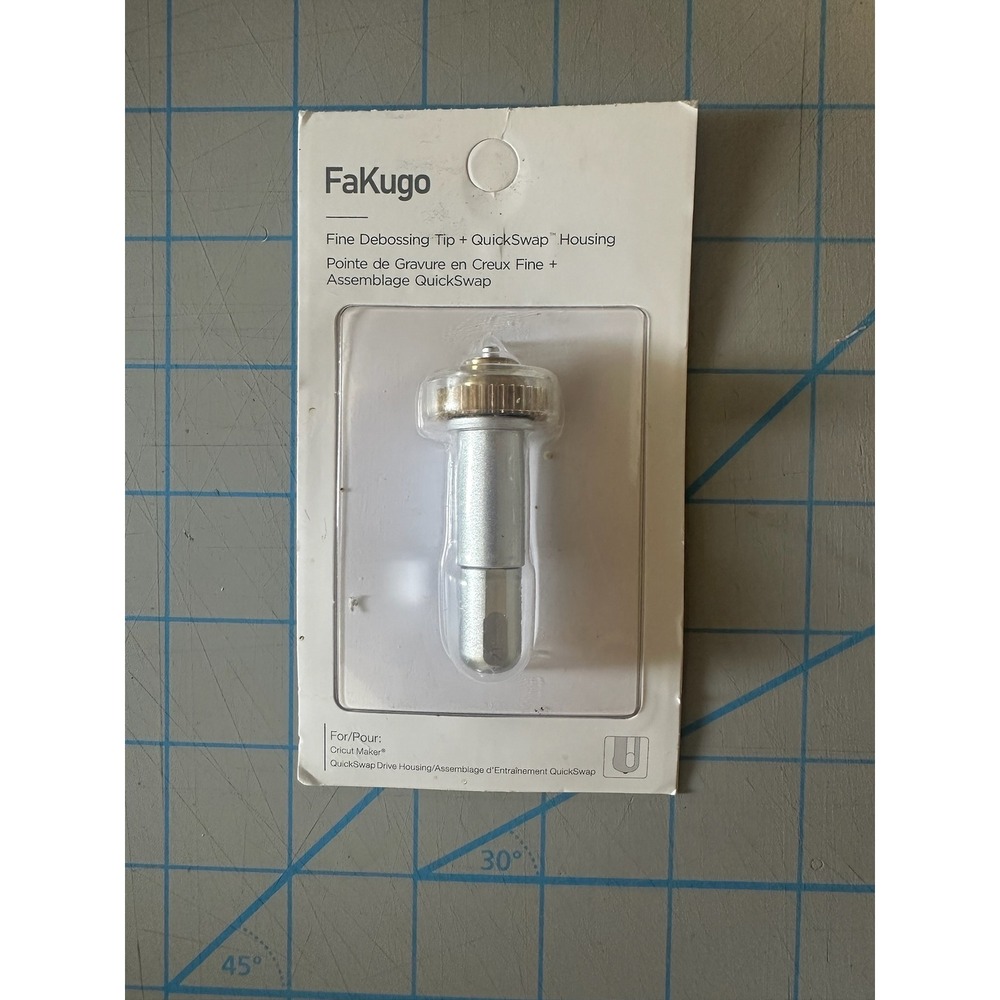FaKugo Fine Debossing‎ Tip and QuickSwap Housing for Cricut Maker 2.0mm Tool Set
